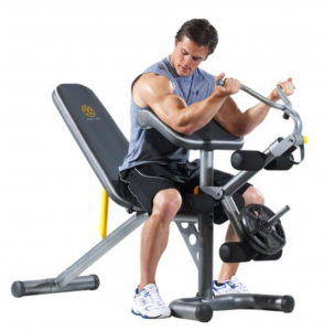 Gold’s Gym XRS 20 Olympic Workout Bench and Rack $158.48!