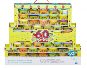 Play-Doh 60th Anniversary Celebration 60 Pack Just $14.94! That’s Just $0.24 Per Pack!
