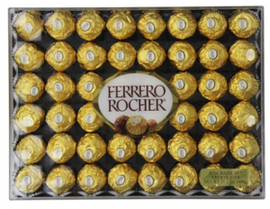 Ferrero Rocher Hazelnut Chocolates 48-Count $12.89! Just $0.26 Each!