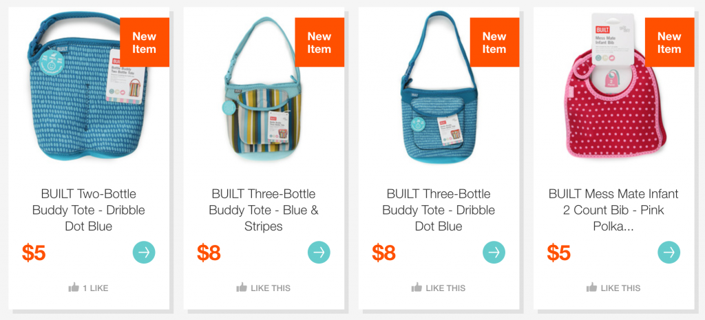 BUILT NY Baby Collection Available Today On Hollar! Prices As Low As $3.00!