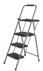3 Step Ladder Platform Lightweight Folding Stool Just $39.99!