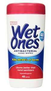 5-Pack Wet Ones Antibacterial Hand Wipes 48-Count Canisters Just $8.53!