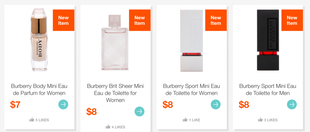 Name Brand Fragrances For Men & Women As Low As $6.00 On Hollar! Perfect Stocking Stuffers!