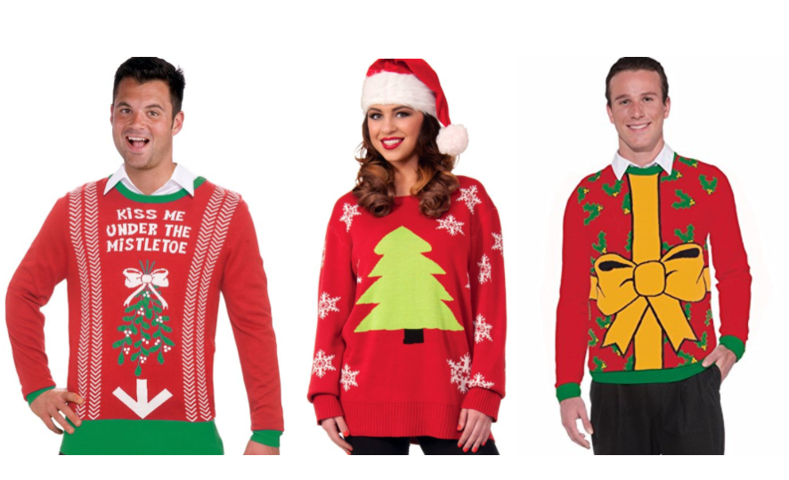 Forum Novelties Adult All Wrapped Up Ugly Christmas Sweaters Less Than $10.00!