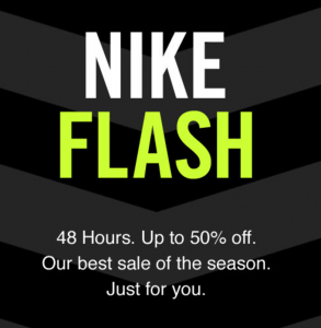 Nike Flash Sale! Save Up To 50% For 48 Hours Only!