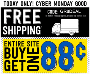 RUN! FREE Shipping And The Entire Site Buy One Get One For $0.88 At Crazy 8 Today Only!