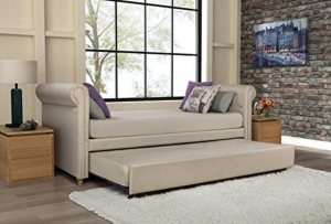 Sophia Upholstered Daybed and Trundle $279.88! Seating & Sleeping In One!