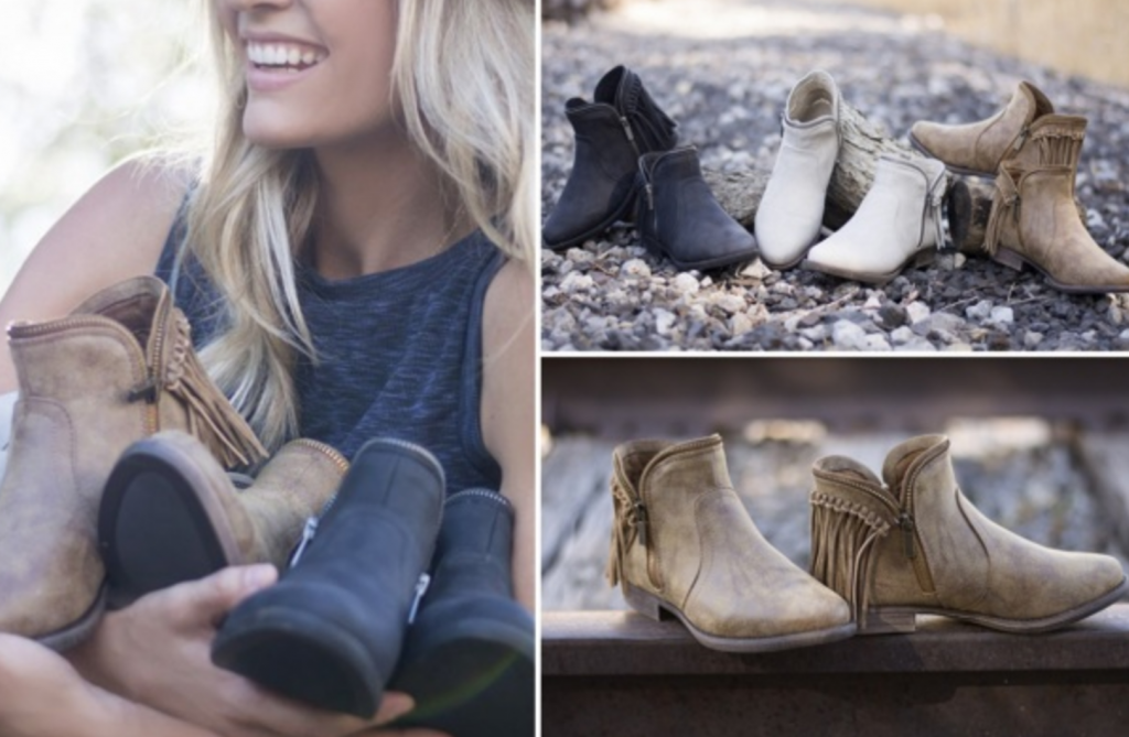 Must Have Fringe Booties In Three Different Colors Just $24.99!