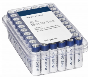 Insignia AA or AAA 60-Count Pack Of Batteries Just $8.99 At Best Buy!