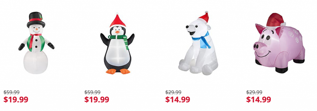Save Big On Outdoor Christmas Decor At Kmart: Inflatable Snowman or Penguin Just $19.99!