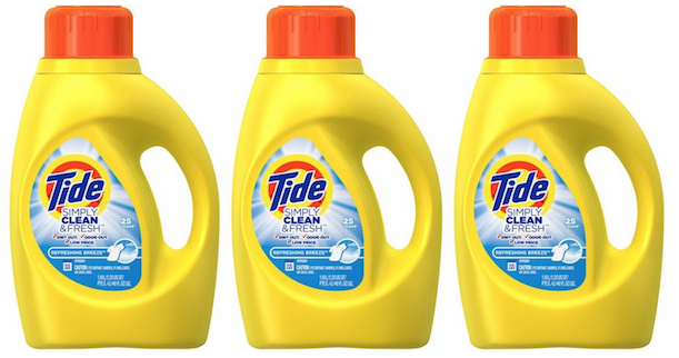 CVS: Tide Simply Detergent Only $2.44! Just 10¢ per Load!