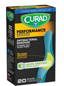 Curad Performance Series Antibacterial Bandage 20-Count Just $1.04!