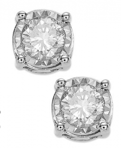 WOW! TruMiracle Diamond Stud Earrings (3/4 ct. t.w.) in 14K White Gold 14K Gold or 14K Rose Gold Just $299!