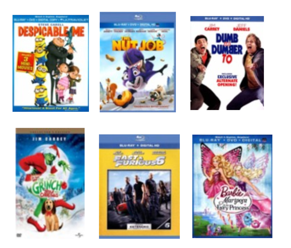 Select Blu-Ray/DVD Movie Combos Just $6.99 Or Less At Best Buy!