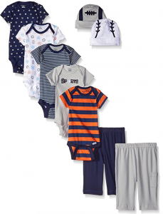 Gerber Baby Boys’ 9 Piece Bodysuit, Pant, and Cap Gift Set Just $10.56!