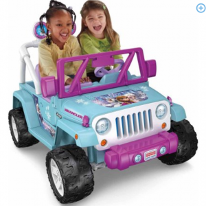 Fisher-Price Power Wheels Disney Frozen Jeep Wrangler Just $199.00!