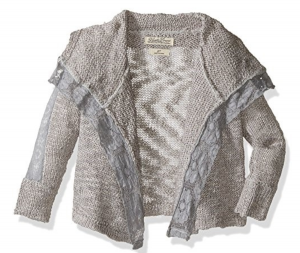 Lucky Brand Little Girls Square Cozy Sweater Just $18.95!