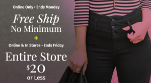 Charlotte Russe Black Friday Is LIVE! The Entire Store Is $20 Or Less & FREE SHIPPING!