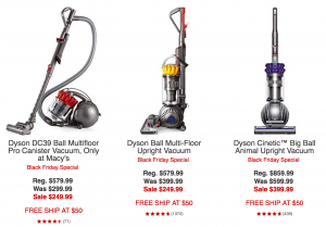 Save Big On Dyson Vacuums At Macy’s! Dyson DC39 Ball Multifloor Pro Canister Vacuum Just $249.99!