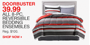 Black Friday Doorbuster! 8-Piece Reversible Bedding Sets Just $39.99!