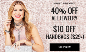 Charming Charlie Black Friday Is Now Live! Take 40% Off All Jewelry, $10 Off Hand Bags, FREE Shipping & More!