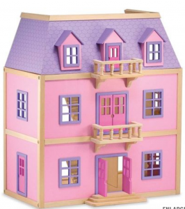 Melisssa & Doug Multi-Level Wooden Dollhouse $119.99!