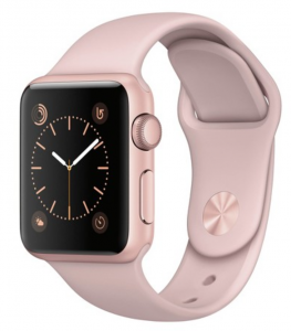 Apple Watch Series 1 38mm Rose Gold Aluminum Case with Pink Sand Sport Band Just $198.00 For TWO MORE HOURS!