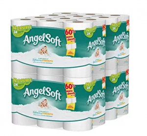 Angel Soft Double Rolls Toilet Paper 48-Count Just $17.76! Stock Up Price!