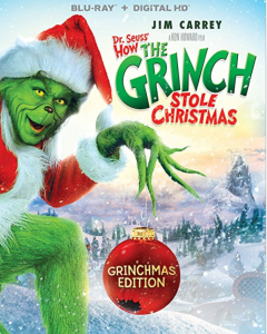 Dr. Seuss’ How The Grinch Stole Christmas “Grinchmas” Edition Blu-Ray Just $9.99! (Live Action Version)