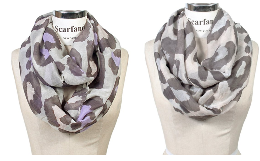 Scarfand’s Leopard Infinity Scarf As Low As $9.99!
