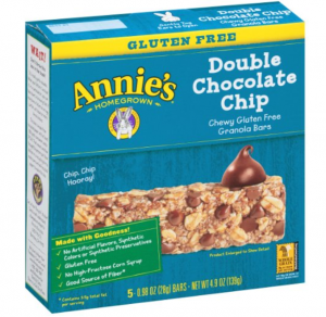 Annie’s Chewy Gluten Free Granola Bars Double Chocolate Chip 5-Count $1.81 Shipped!
