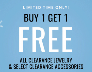 Buy One Get One FREE On All Clearance Jewelry At Charming Charlie! Perfect Stocking Stuffers!