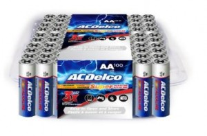 ACDelco AA Super Alkaline Batteries, 100-Count – Only $19.68!