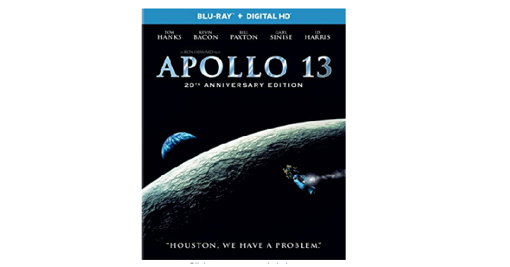 Apollo 13 – 20th Anniversary Edition (Blu-ray with DIGITAL HD) Only $5.99! (Reg. $9.59)