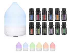 Essential Oil Diffuser + 12 Essential Oils – Just $49.99!