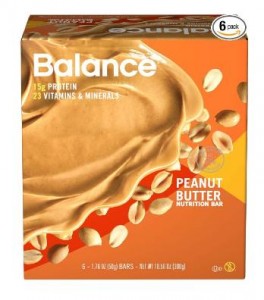 Amazon: Balance Bar Peanut Butter, 6 Count Only $4.09!