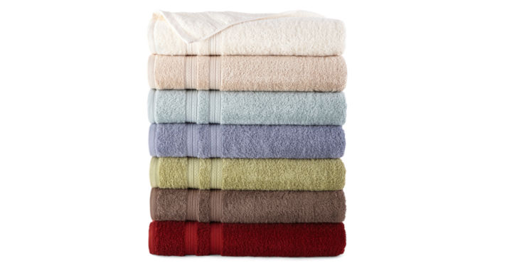 JC Penney: Home Expressions Solid Bath Towels Only $3.60 Each! (Reg. $10) Great Reviews!