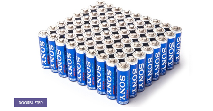 Sony Stamina Plus Alkaline AA or AAA Batteries (72-Pack) Only $19.99 each! (Reg. $43.35)