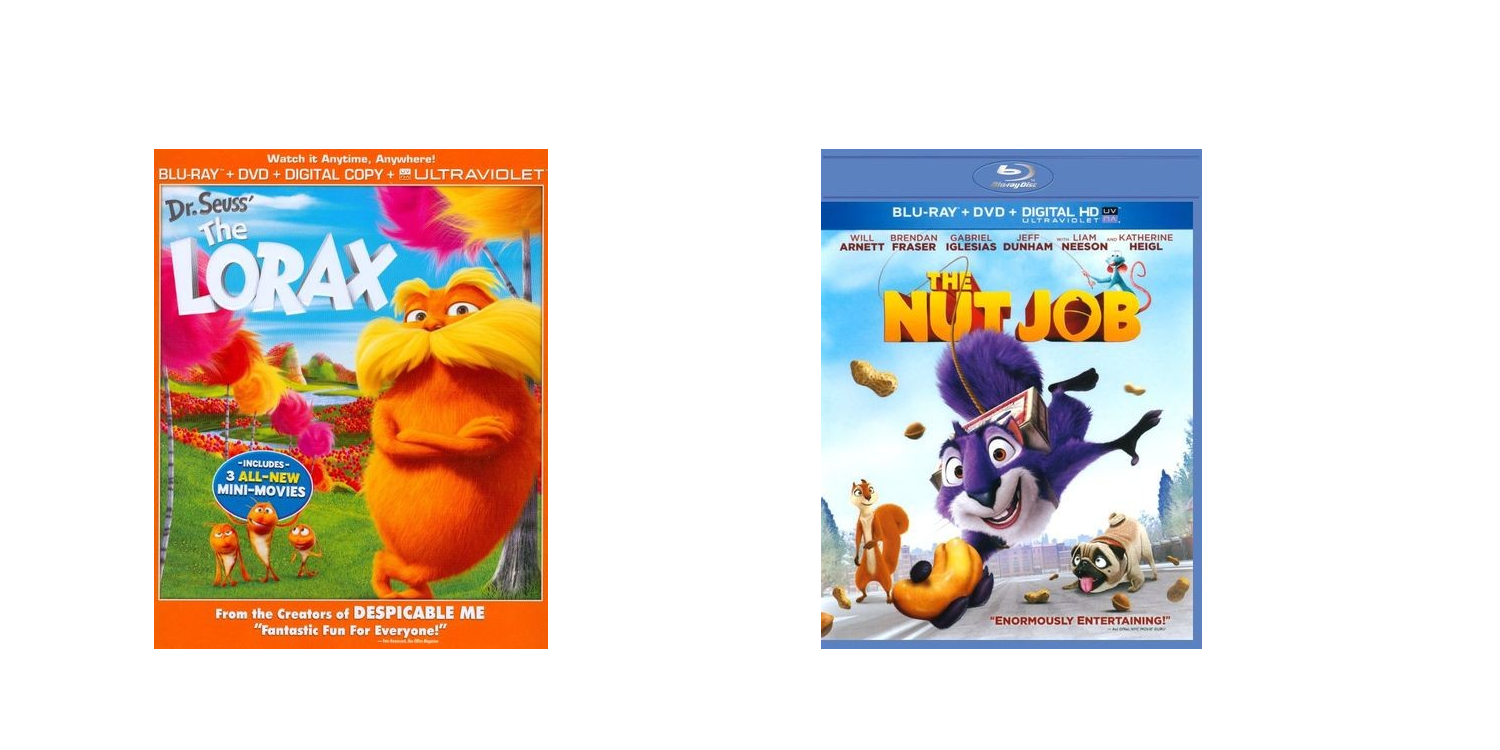 The Lorax on Blu Ray ONLY $4.99!! FREE Shipping!