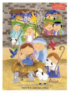 Smiling Shepherds Chocolate Advent Calendar & Nativity Story Only $6.59!