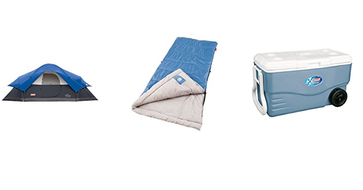 Amazon Black Friday Deal- Save 60% on Coleman Camping Favorites! Get the Coleman Sun Ridge Sleeping Bag for only $15.99 (Reg. $28.99) and More!