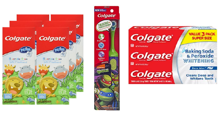 Stock up! Amazon: 30% off Coupon on Colgate Toothbrushes & Toothpaste! Kids Powered Toothbrushes Only $5.84! (Reg. $8.99) and More!