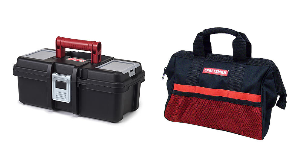 Craftsman 13 Inch Tool Box or Tool Bag ONLY $3.99!!