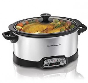 Hamilton Programmable 7 Quart Slow Cooker Only $33.44! + Earn $5 SYW Points!