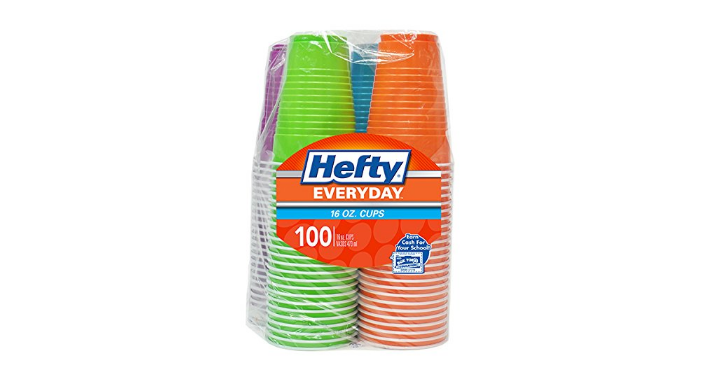 Hefty Everyday Plastic Party Cups (16 Ounce, 100 Count) Only $5.84 Shipped!