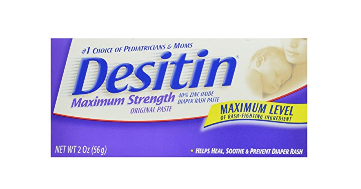Desitin Diaper Rash Paste Maximum Strength, 2-Ounce (Pack of 6) Only $9.95 Shipped! That’s Only $1.65 Each!