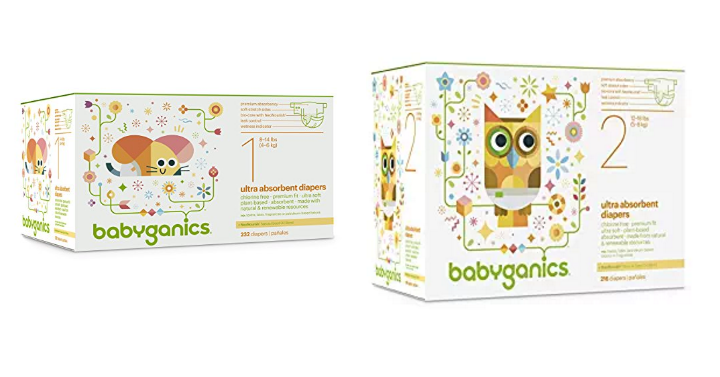 HOT! Babyganics Diapers 30% off Coupon + 20% off Amazon Family= Stock up Prices!