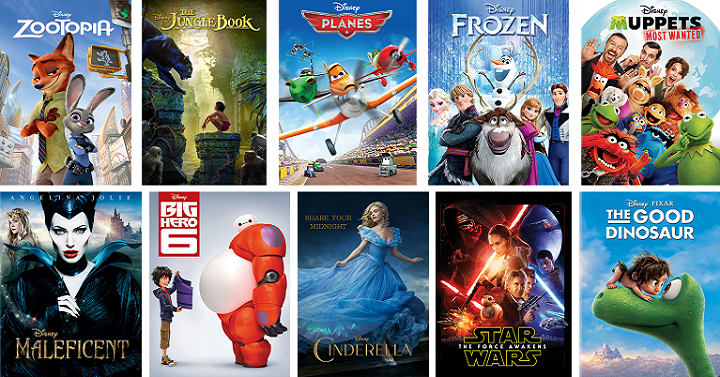 Disney Movies Available On Hollar Starting At Just $2!!