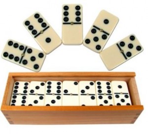 Amazon: Premium Set of 28 Double Six Dominoes with Wood Case Only $8.88!