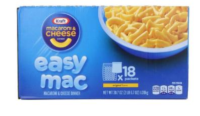 Amazon: Kraft Easy Mac Original Macaroni and Cheese Dinner (Pack of 18) Only $7.16!